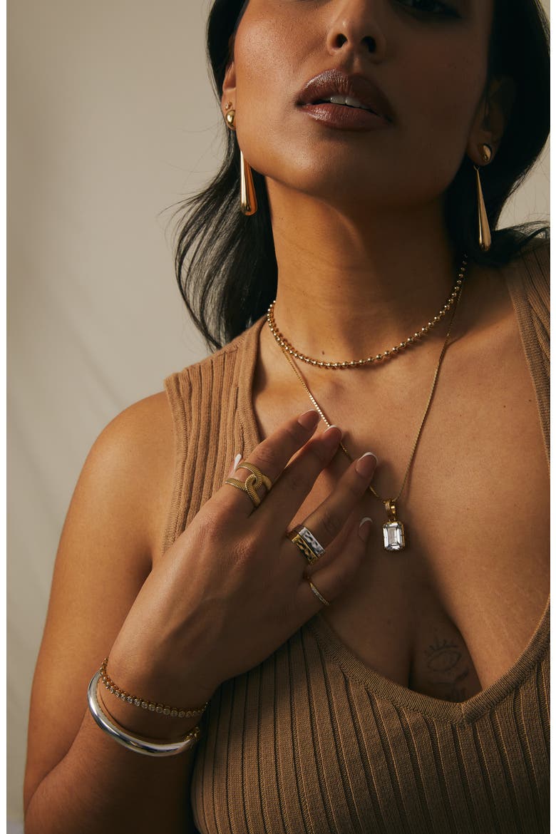Amelia Necklace, Alternate, color, GOLD