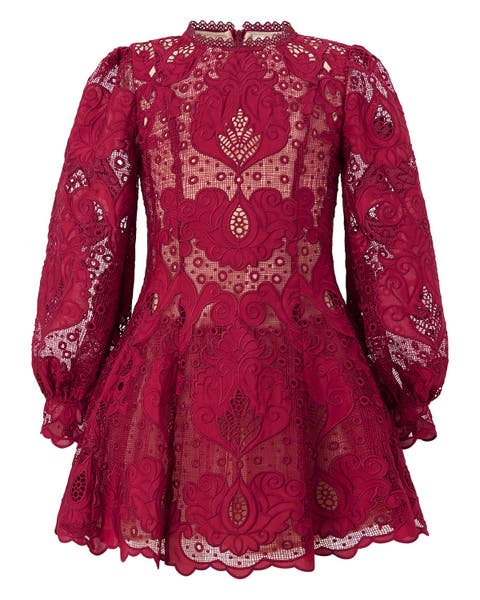 Gisele Embroidered Mini Dress
