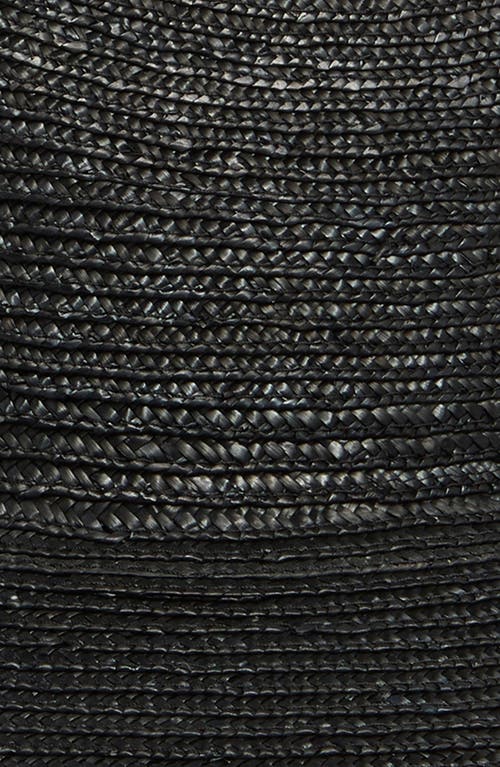 Nordstrom Wide Brim Straw Sun Hat In Black
