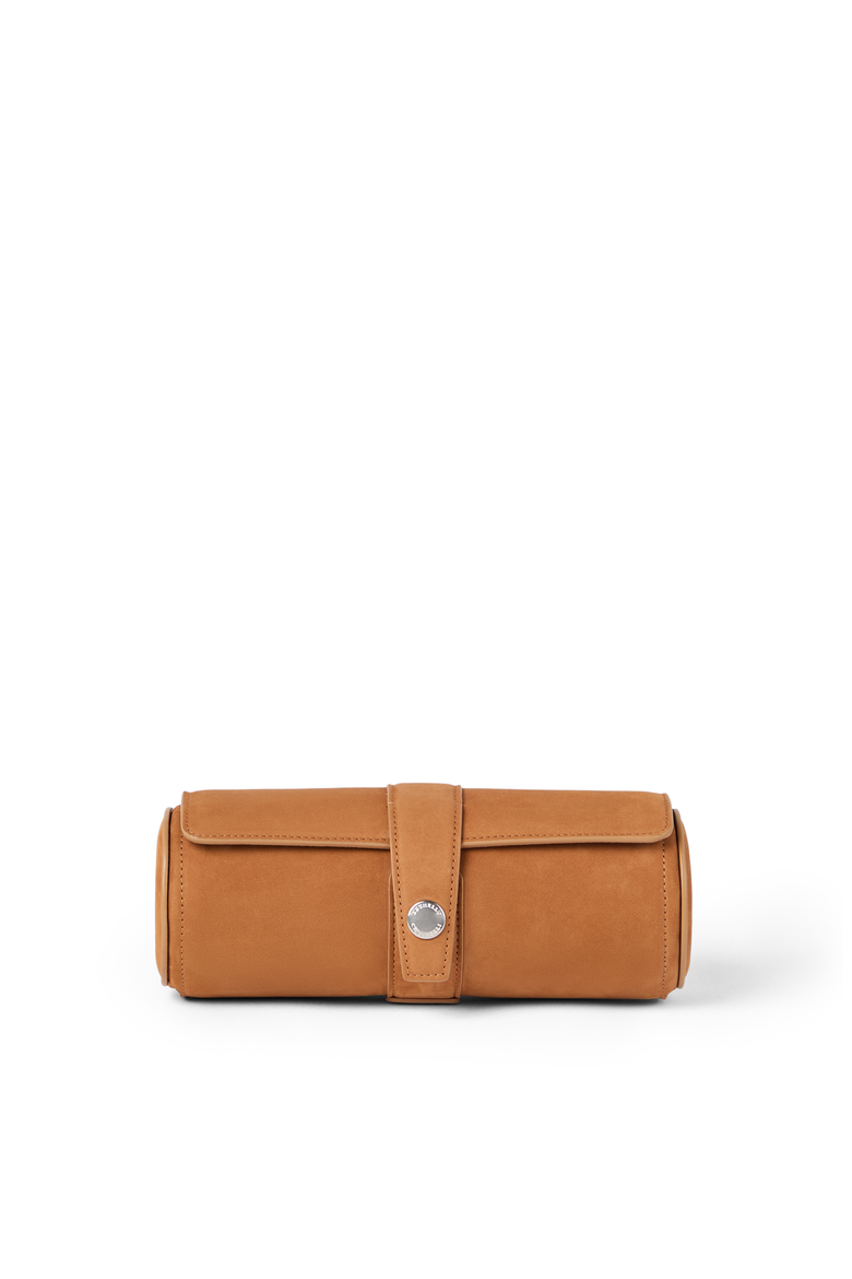 Nubuck watch box, Main, color, Cognac