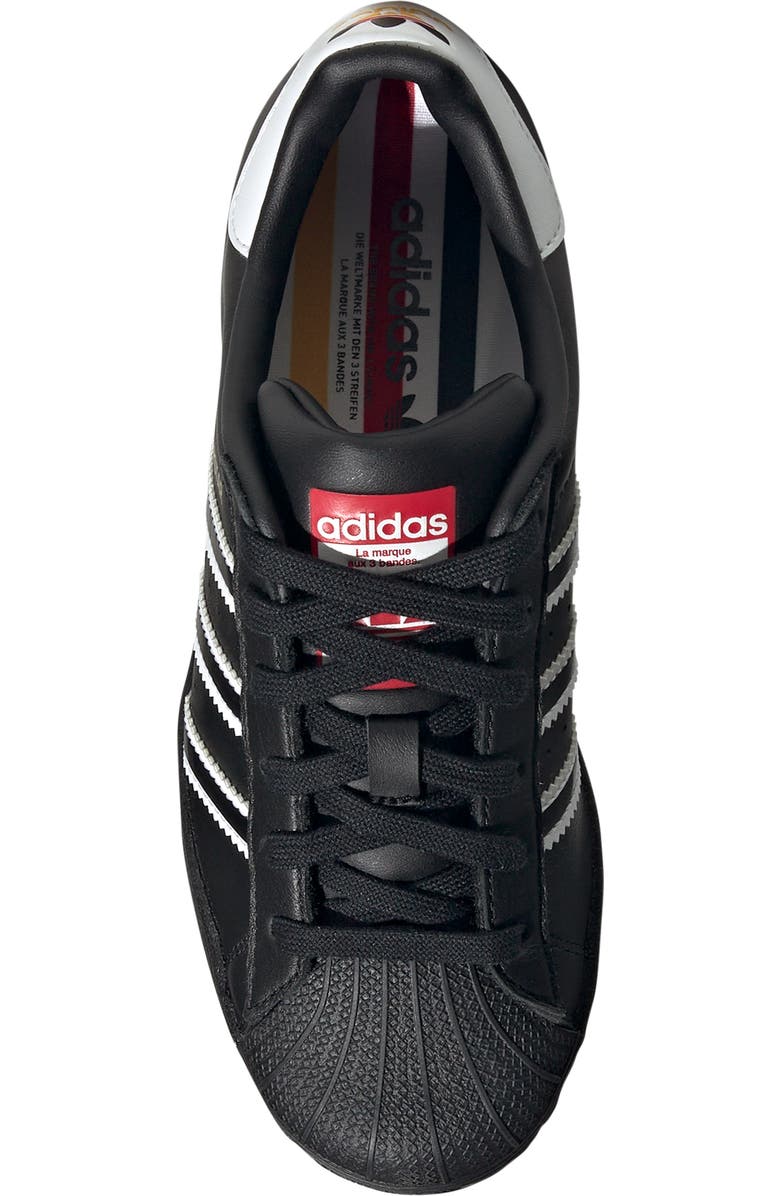 adidas Kids' Superstar Low Top Sneaker, Alternate, color, Core Black