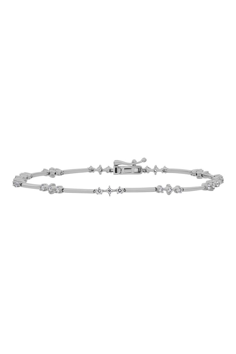 Aviva Diamond Tennis Bracelet, Main, color, 18K WHITE GOLD