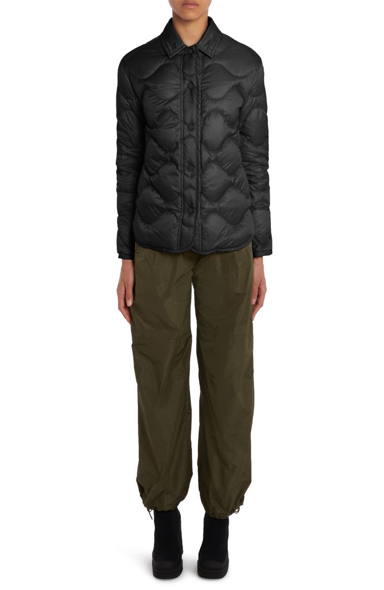 Moncler Quilted Down Shirt Jacket, Alternate, color, 