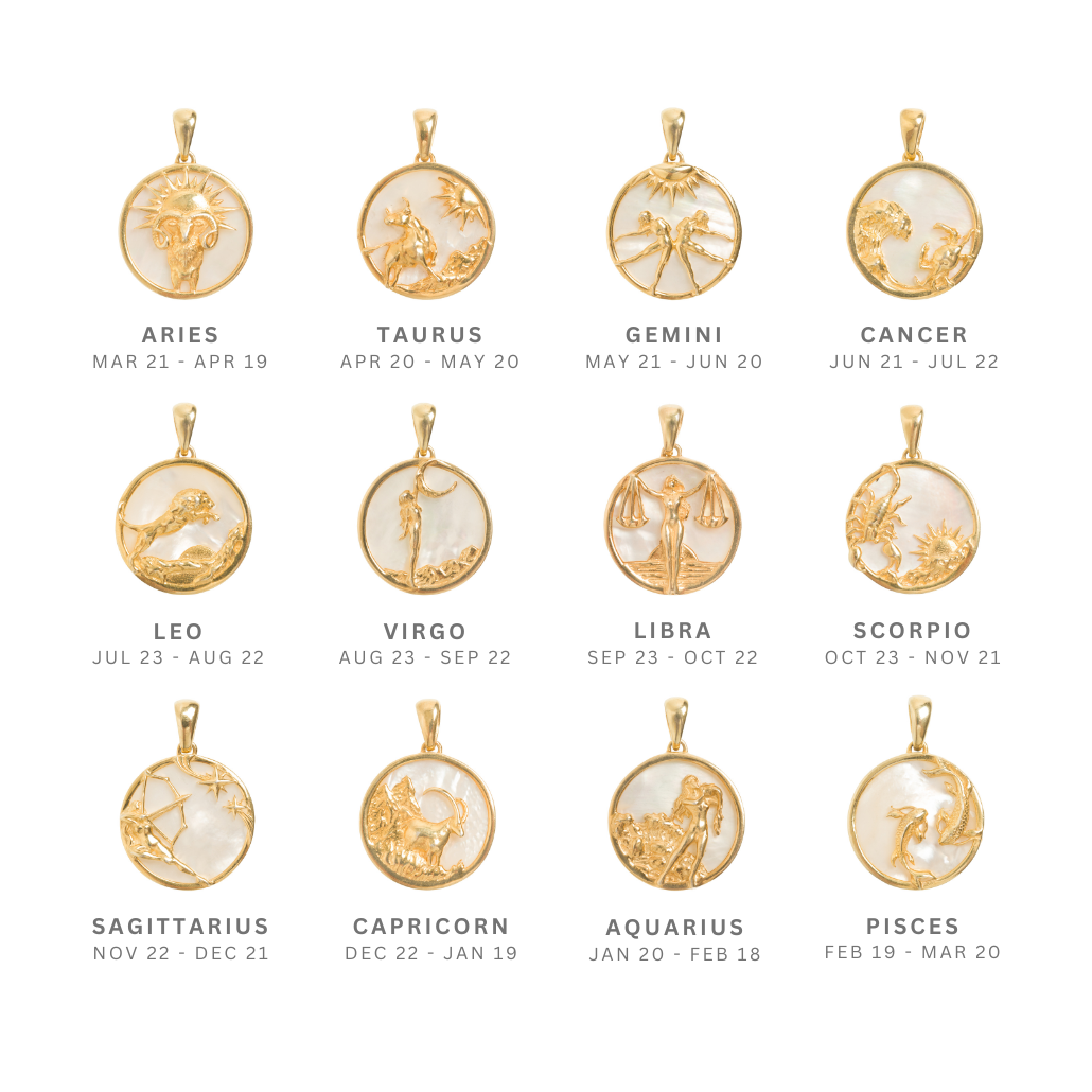 Женские аксессуары Freya Rose Zodiac Necklace — фото 4