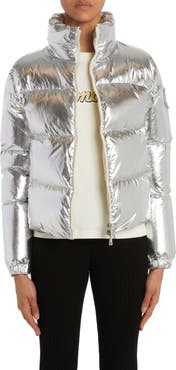 Moncler Meuse Laminated Nylon Down Jacket