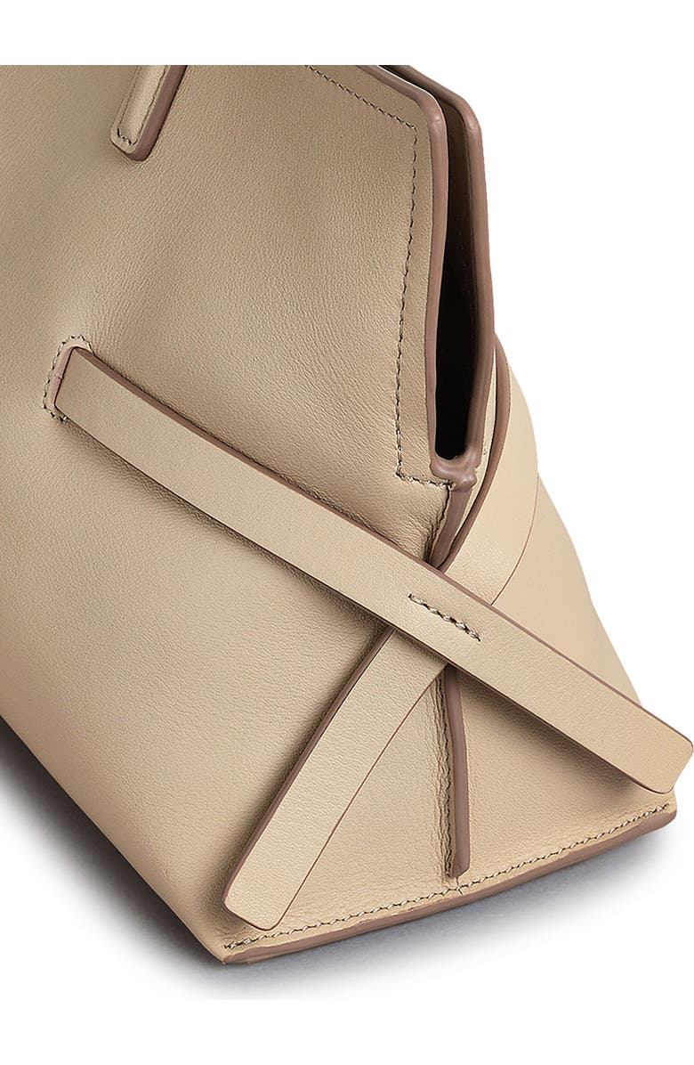 Radley Small Fleet Street Leather Crossbody Bag, Alternate, color, Stone