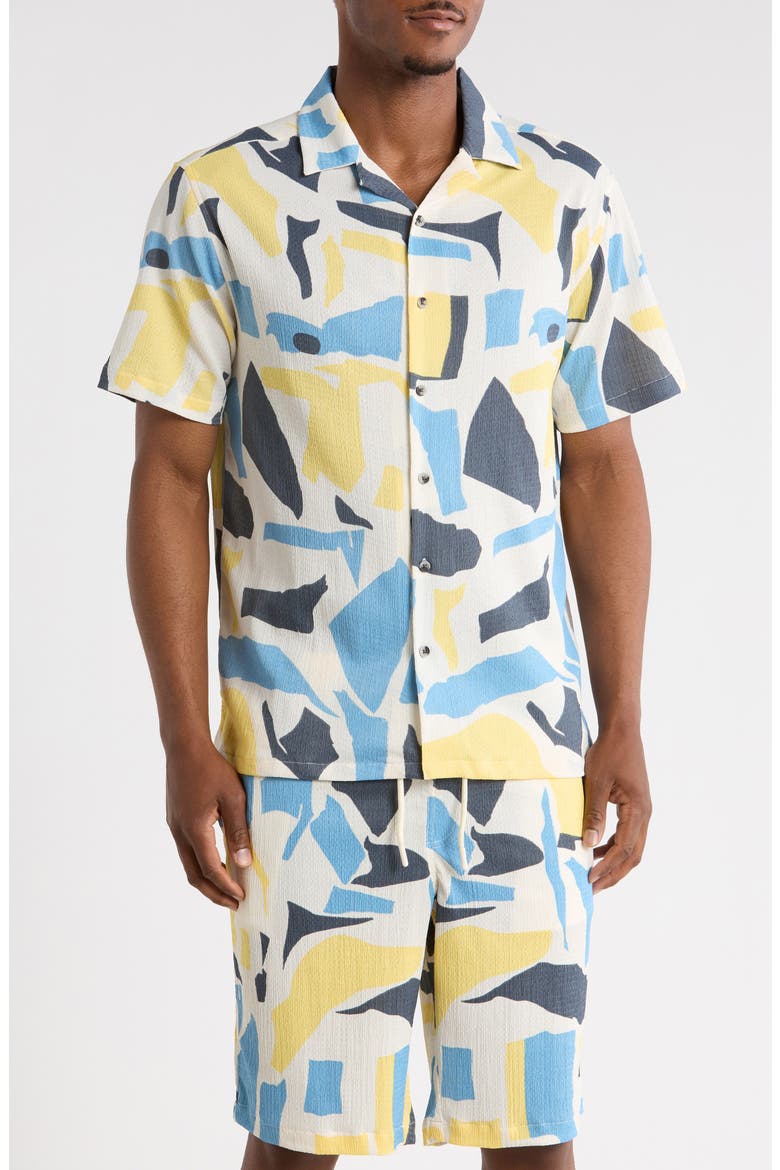 Abstract Print Camp Shirt, Main, color, TOFU