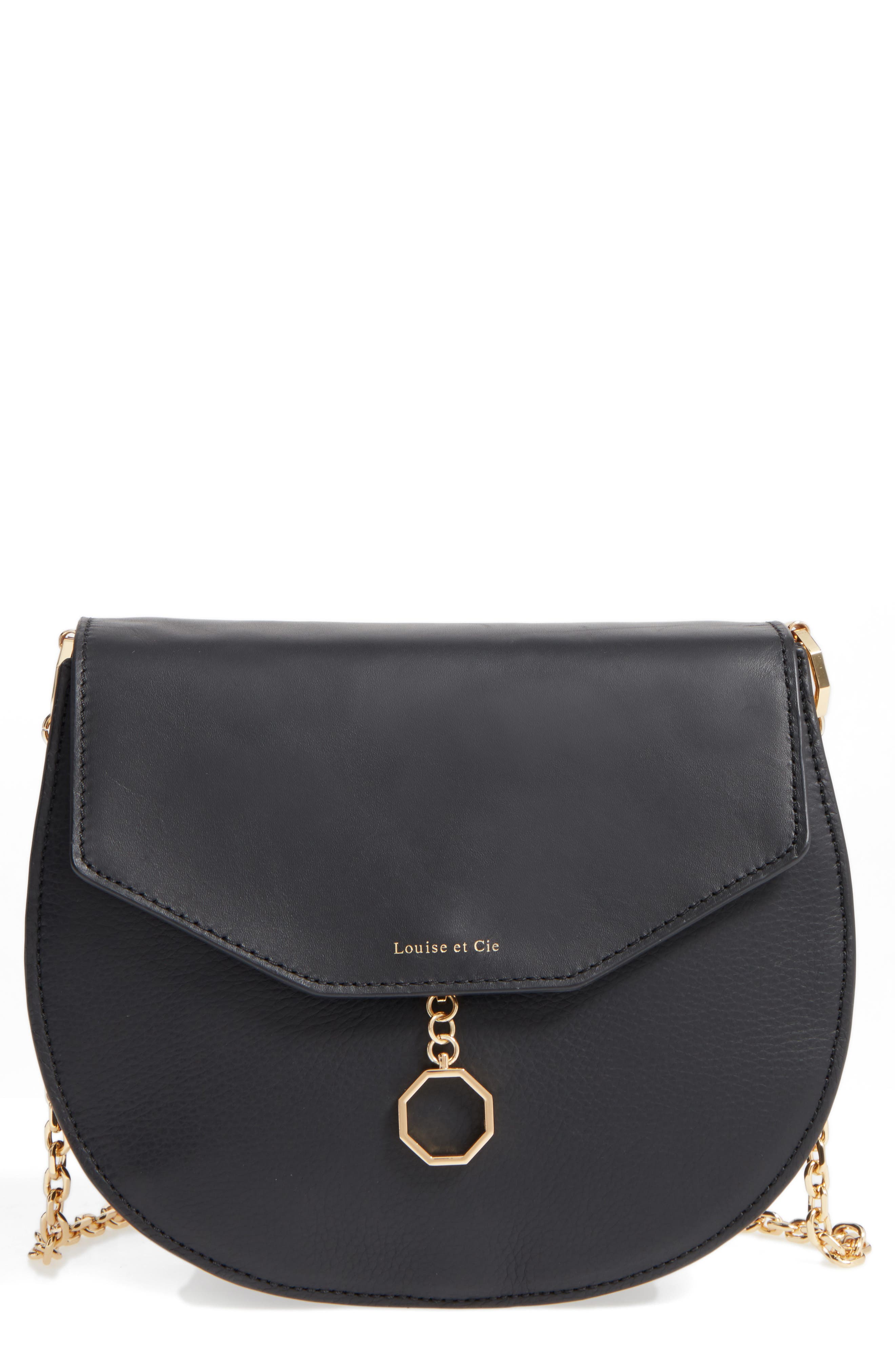 Louise et Cie Jael Leather Crossbody Bag, Main, color, 