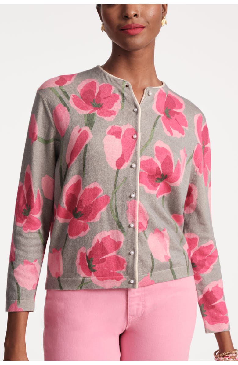 Frances Valentine Darling Cardigan Dutch Tulip, Main, color,