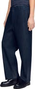 SANDRO Raw barrel jeans