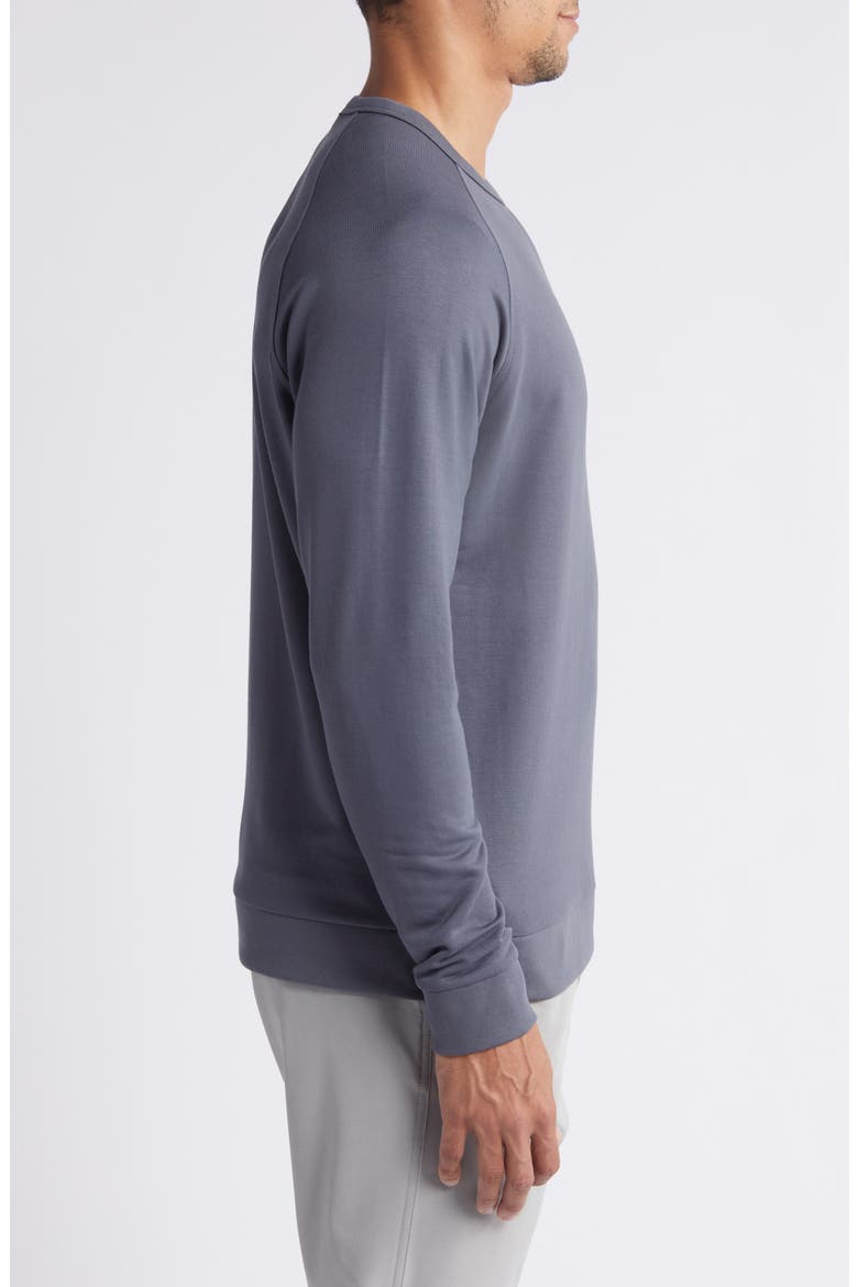 Fleece Crewneck Sweatshirt, Alternate, color, STORM CLOUD