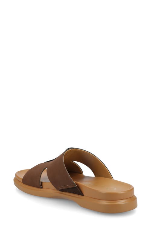 Journee Collection Misey Slide Sandal In Brown