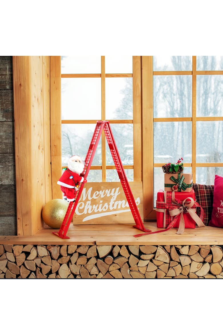 17 in. Animated Ladder Climber, Alternate, color, Multicolor