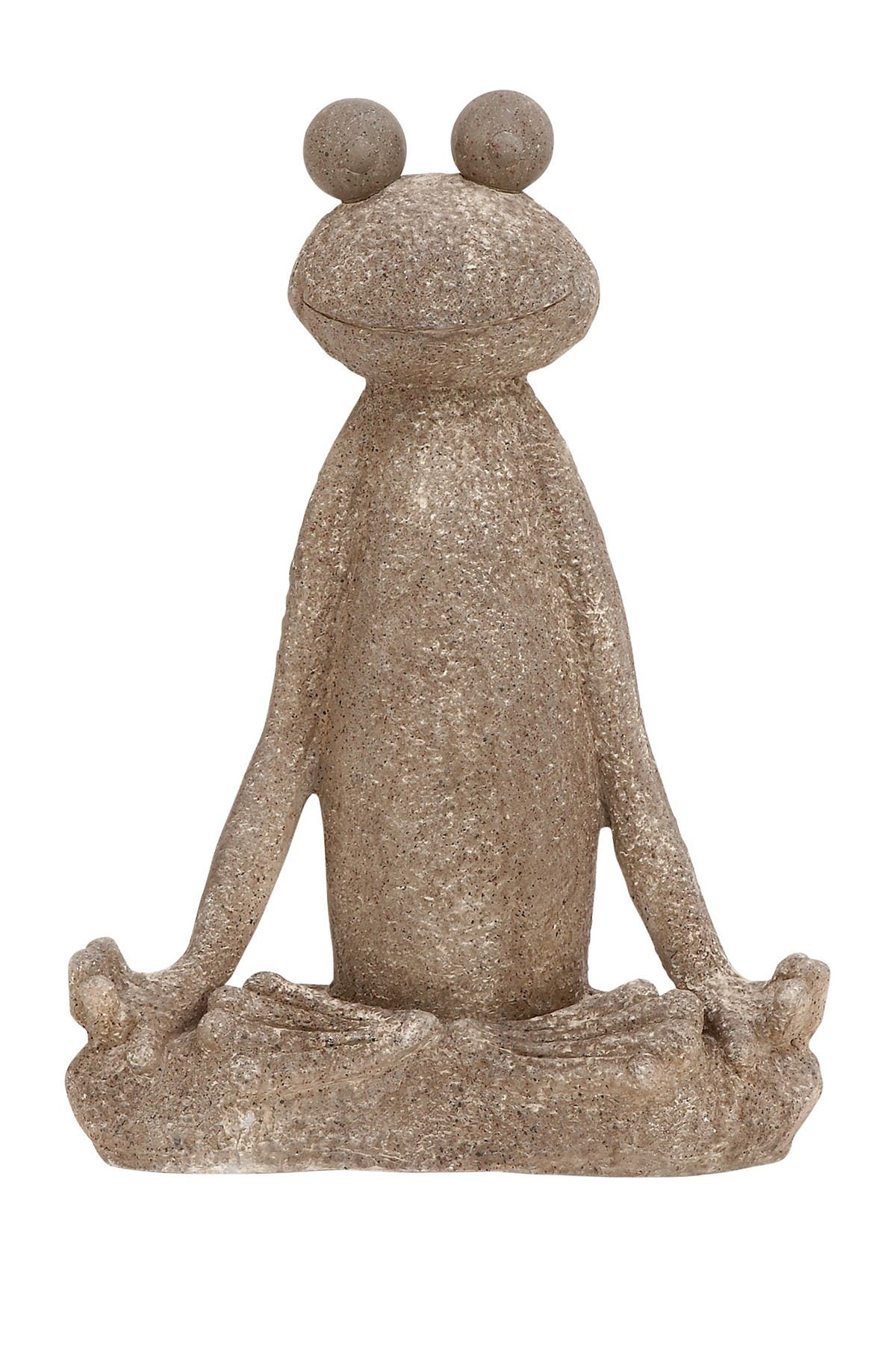WILLOW ROW Eclectic Ceramic Meditating Frog Sculpture | Nordstromrack