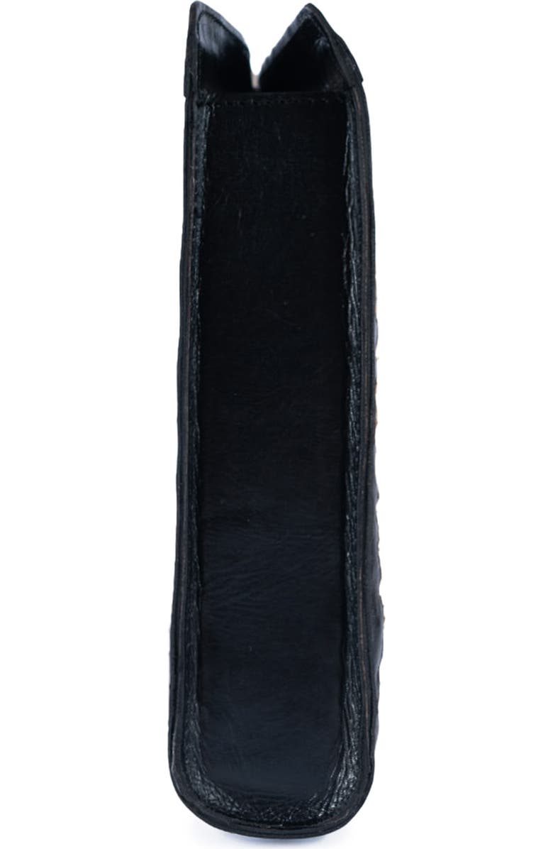 Jelavu Delmar Rattan & Leather Frame Clutch, Alternate, color,