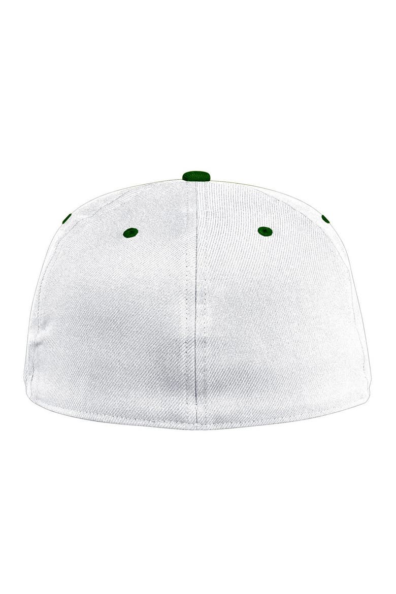 Men's adidas  White/Green South Florida Bulls On-Field Fitted Hat, Alternate, color, White