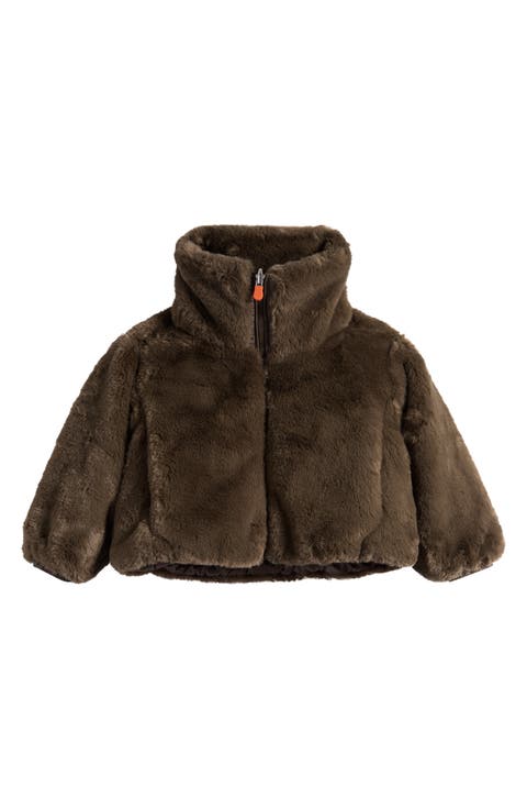 Kids' Ceri Reversible Faux Fur Puffer Jacket (Toddler, Little Kid & Big Kid)