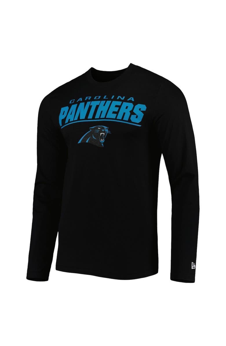 New Era Men's New Era Black Carolina Panthers Combine Authentic Stated Long Sleeve T-Shirt, Alternate, color, 