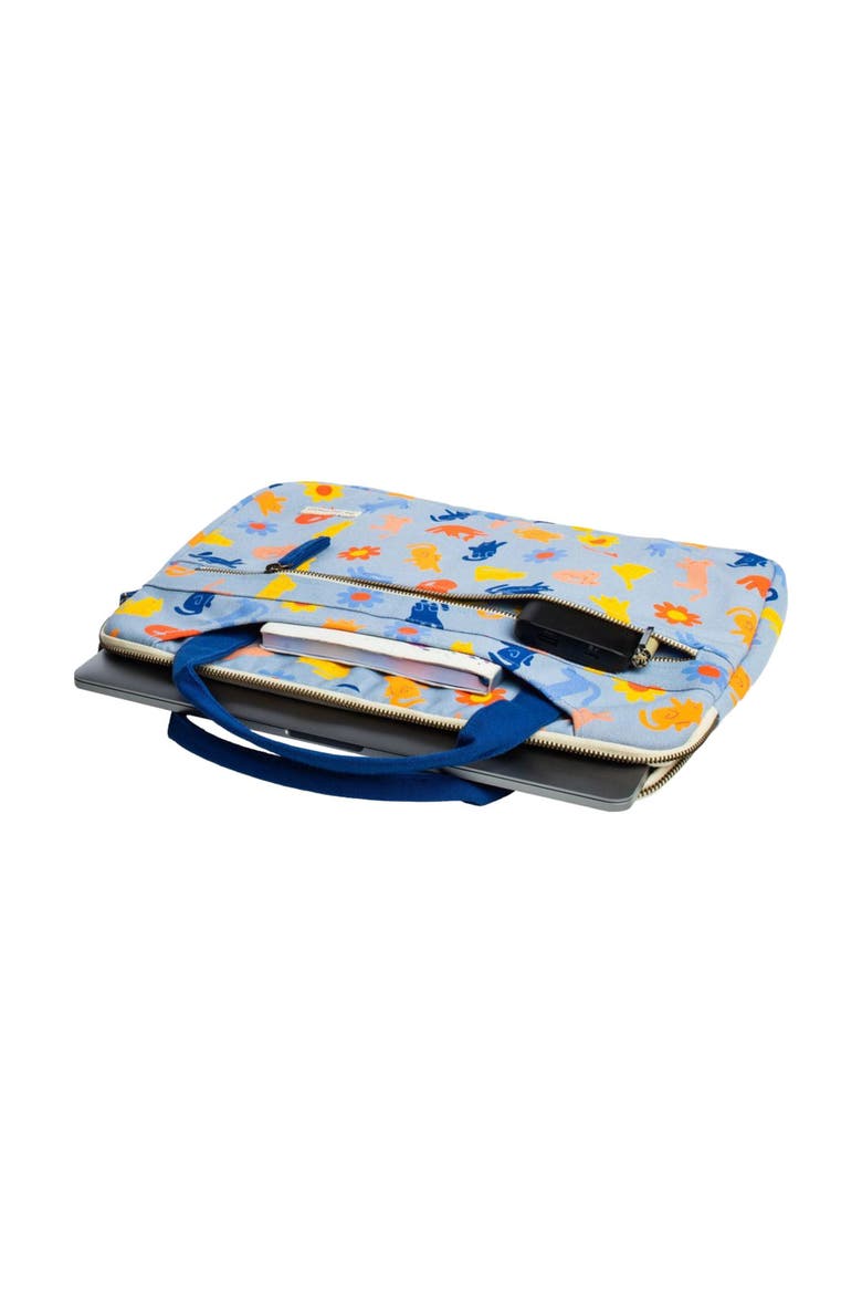 Laptop Case | Meow Meadow, Alternate, color, Blue