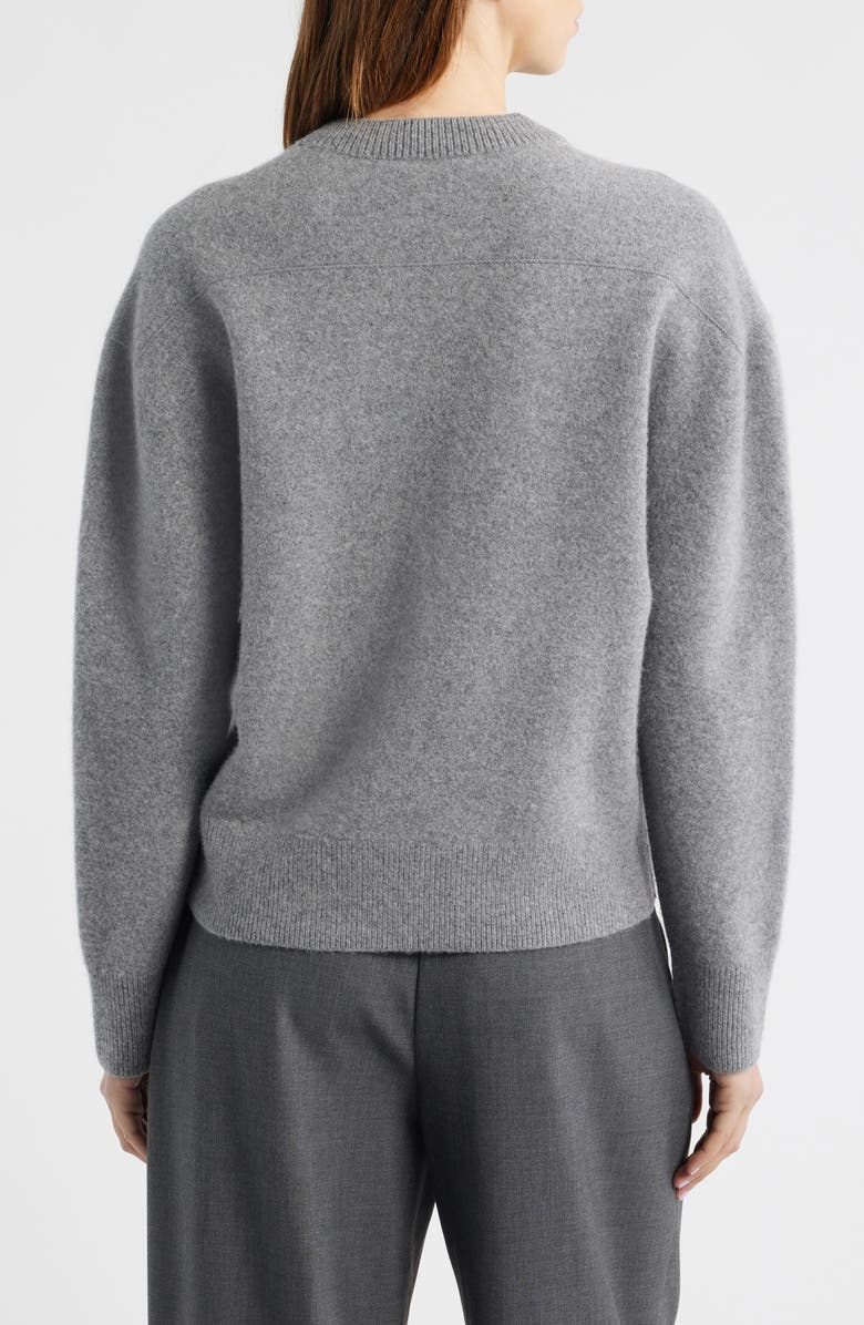 COS Wool Blend V-Neck Sweater, Alternate, color, Grey Dusty Light