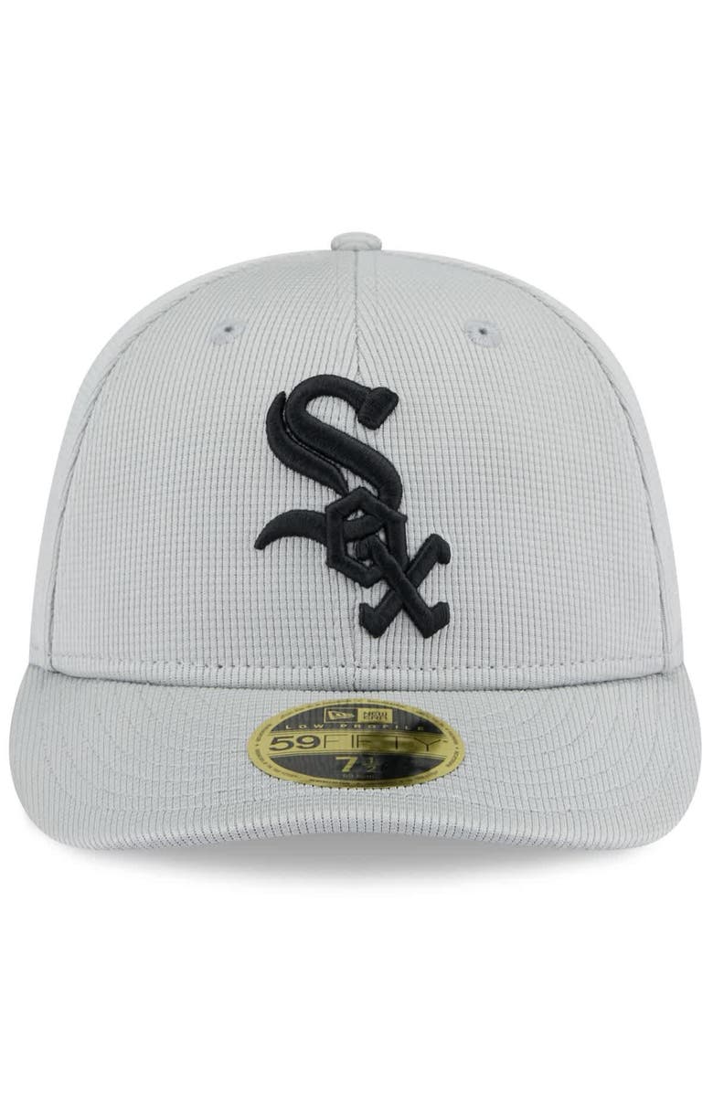 New Era Men's New Era  Gray Chicago White Sox 2025 Spring Training Low Profile 59FIFTY Fitted Hat, Alternate, color, Gray