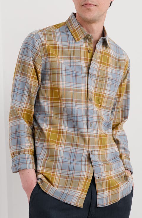 Fathomer Plaid Flannel Button-Up Shirt