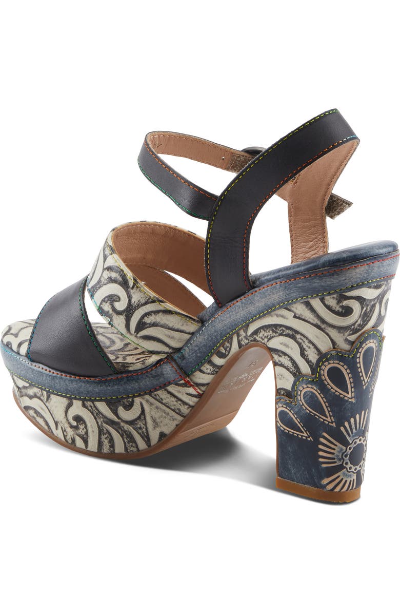 L
Artiste by Spring Step Hotstrut Platform Sandal, Alternate, color,