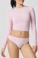 Florence by Mills Softie Seamless Long Sleeve Crop T-Shirt