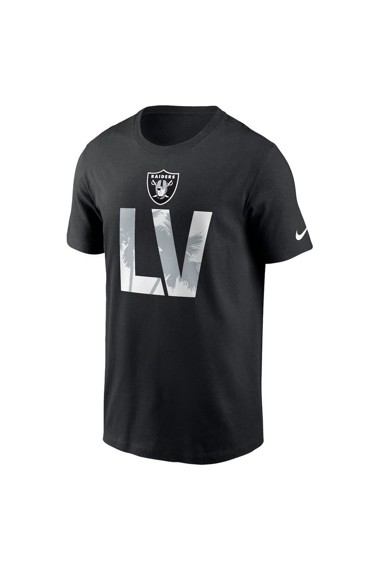 Men's Nike  Black Las Vegas Raiders Local Essential T-Shirt, Alternate, color, Black