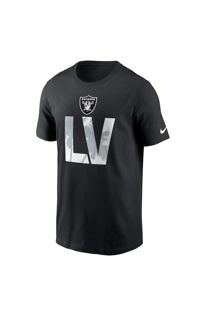 Nike Men's Nike  Black Las Vegas Raiders Local Essential T-Shirt, Alternate, color, Black