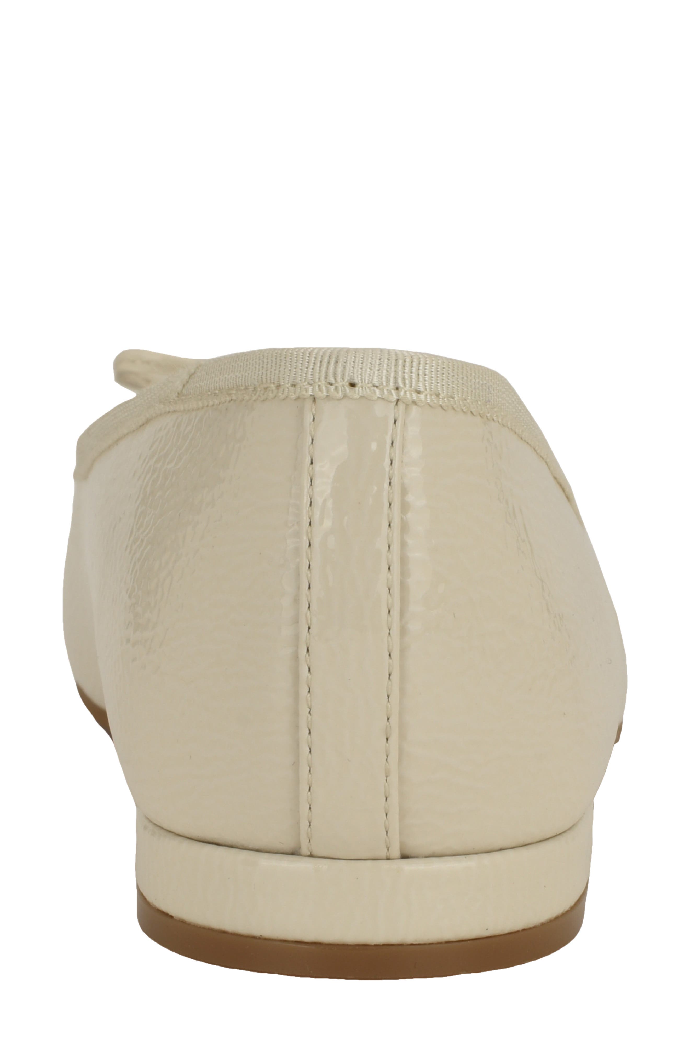 Calvin Klein Cyrie Ballet Flat, Alternate, color, Ivory