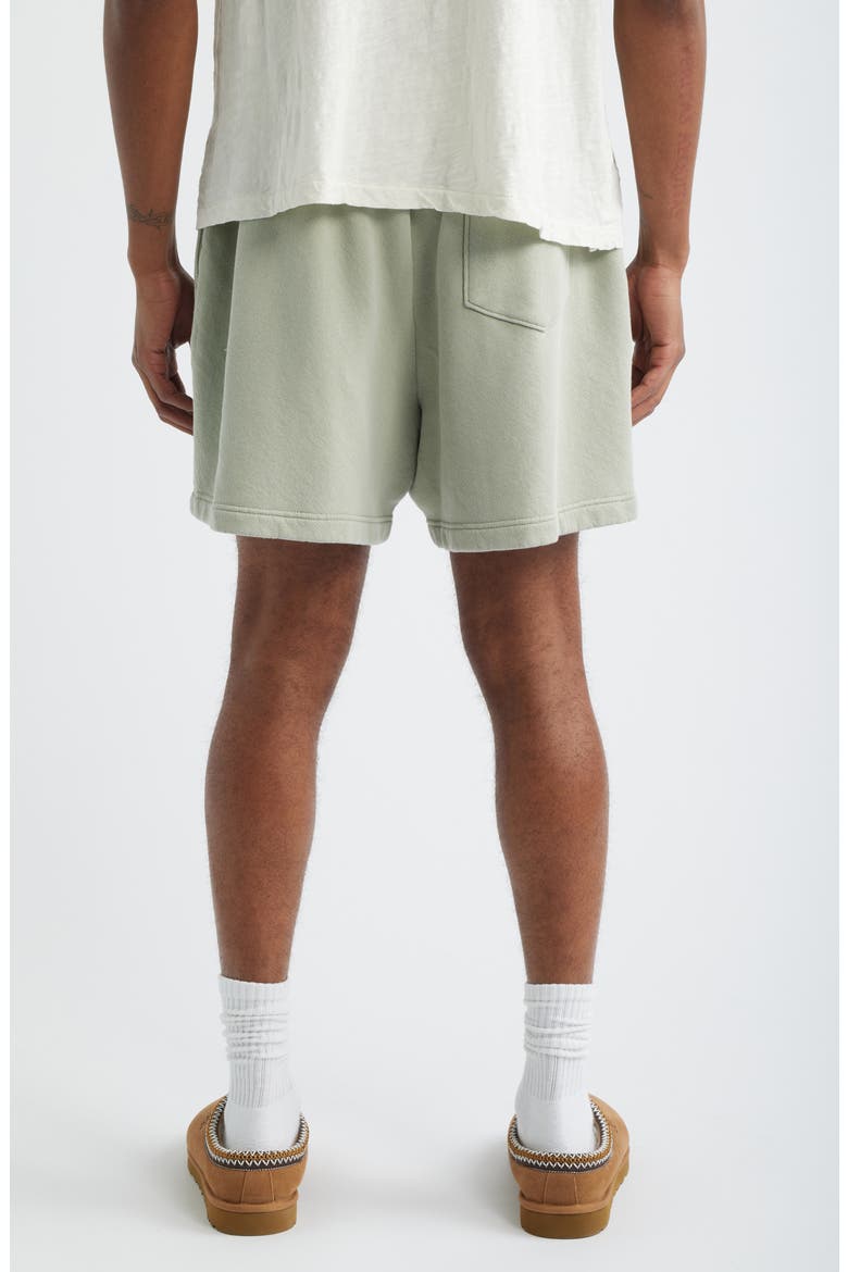 Relaxed Sweat Shorts, Alternate, color, SAGE