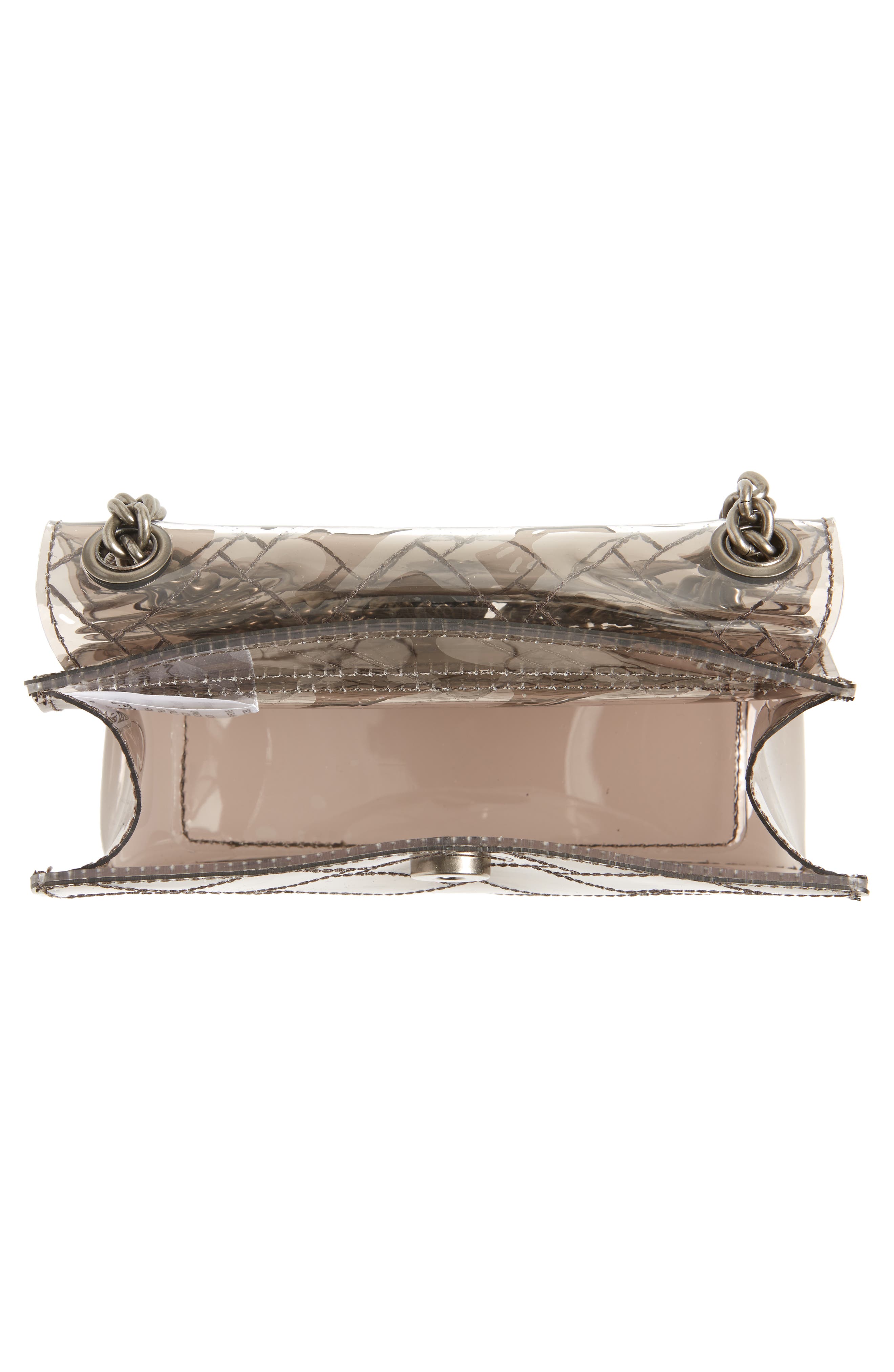 Kurt Geiger London Rainbow Shop Mini Kensington Transparent Shoulder Bag, Alternate, color, 