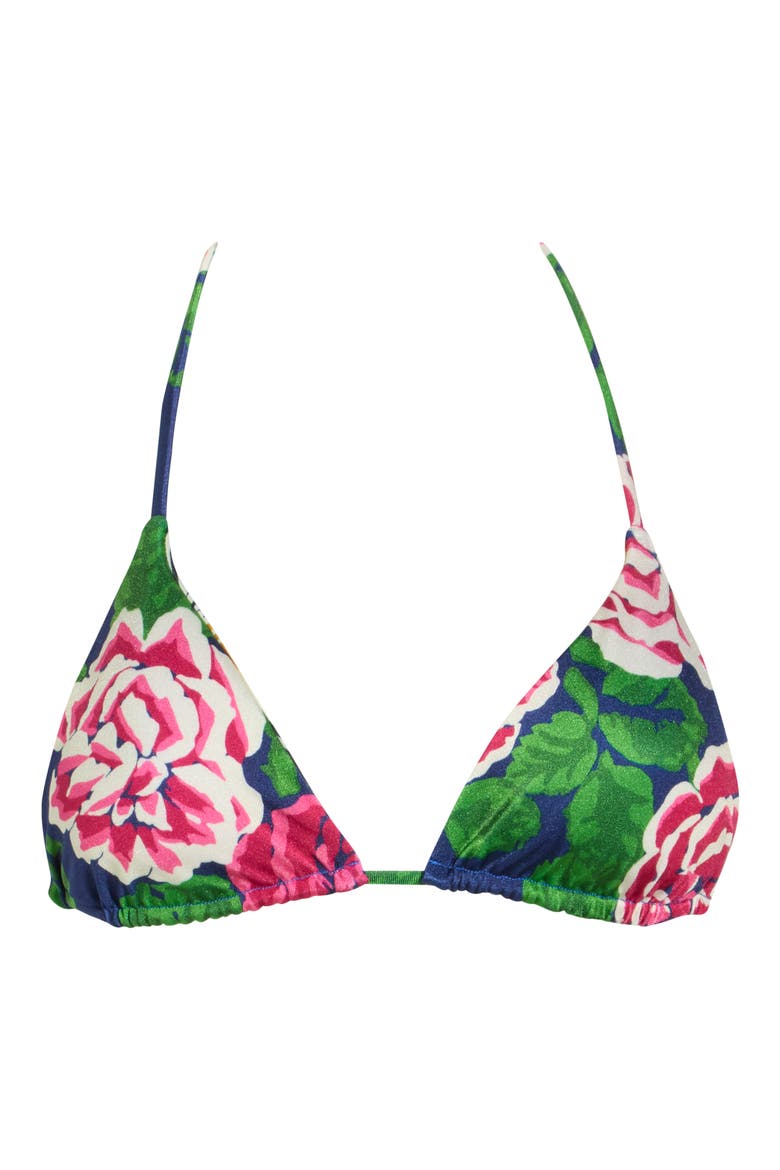 Balmy Reversible Bikini Top, Alternate, color, BLUE