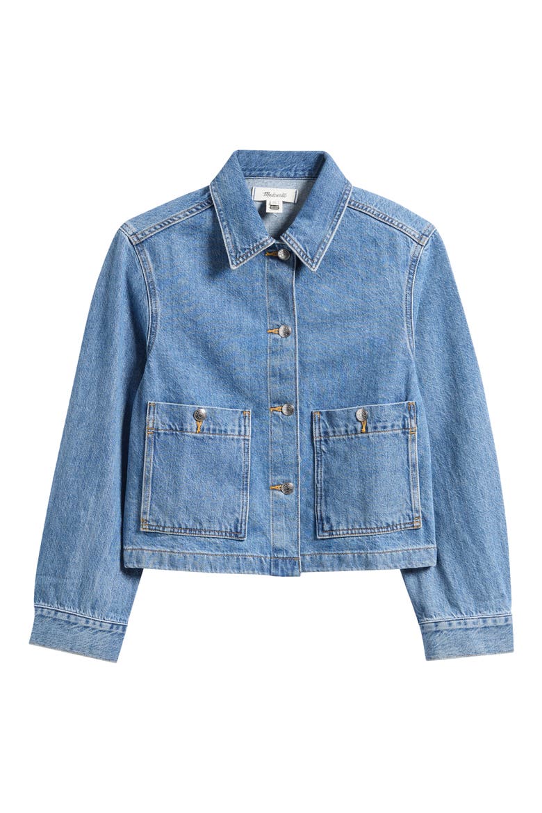 Denim Chore Jacket, Alternate, color, MIDVALE WASH