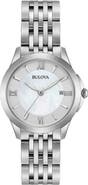BULOVA Mother of Pearl Dial Bracelet Watch, 28mm