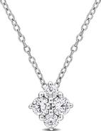 Julianna B. Lab-Grown Diamond Cluster Necklace