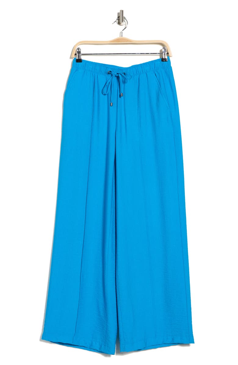 DKNY Drawstring Pants, Alternate, color, Ocean Blue