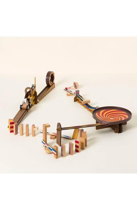 Race Car Chain Reaction Construction Set by Djeco