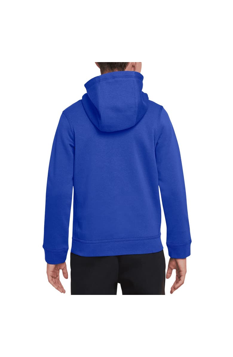 Nike Youth Nike Royal Barcelona Club Pullover Hoodie, Alternate, color, 