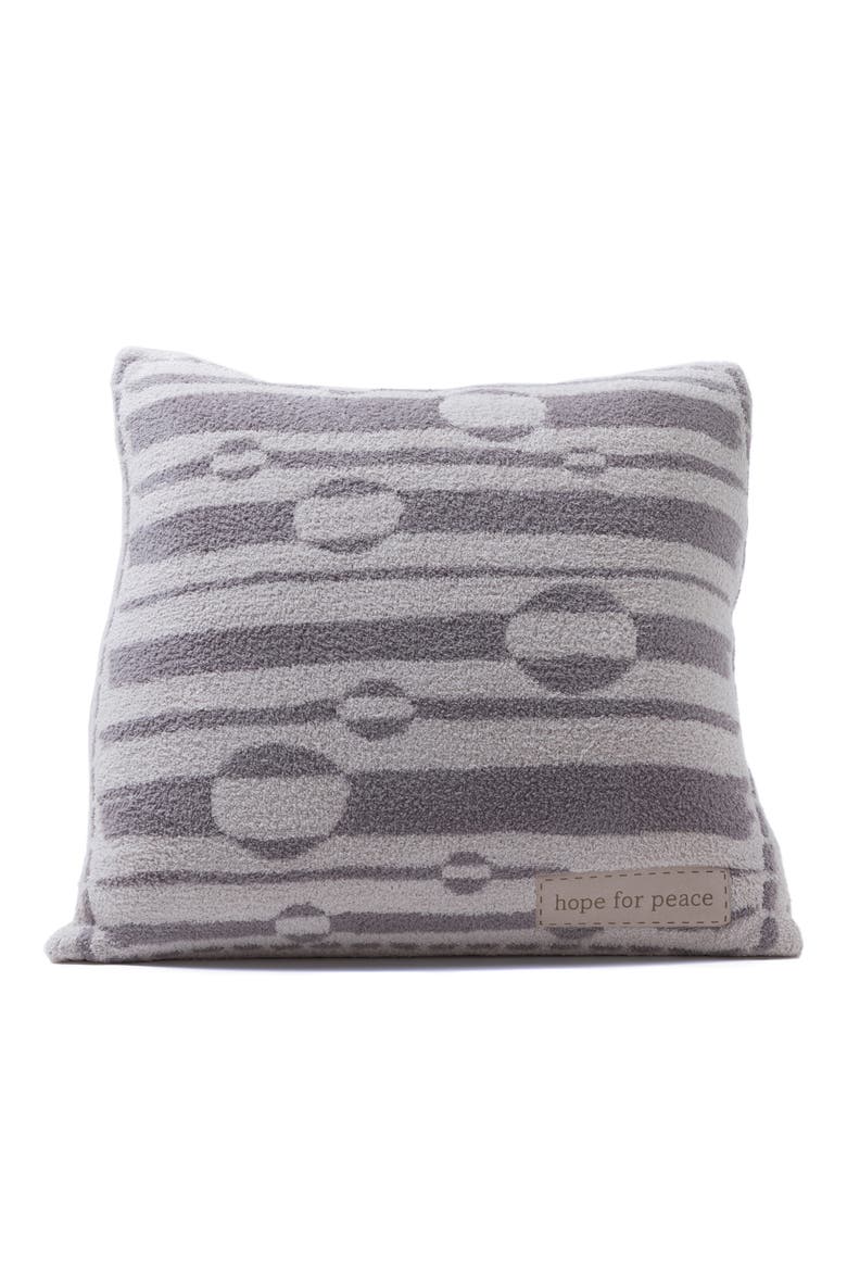 CozyChic® Covered in Prayer Throw Pillow, Alternate, color, STONE-BEACH ROCK