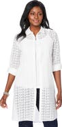 Jessica London Eyelet Mega Tunic