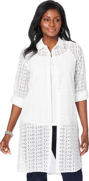Jessica London Eyelet Mega Tunic