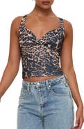 Princess Polly Wandella Leopard Crop Tank