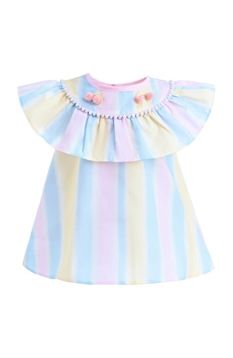 Mimi Tutu Rainbow Striped Ruffle Outfit, Alternate, color, 