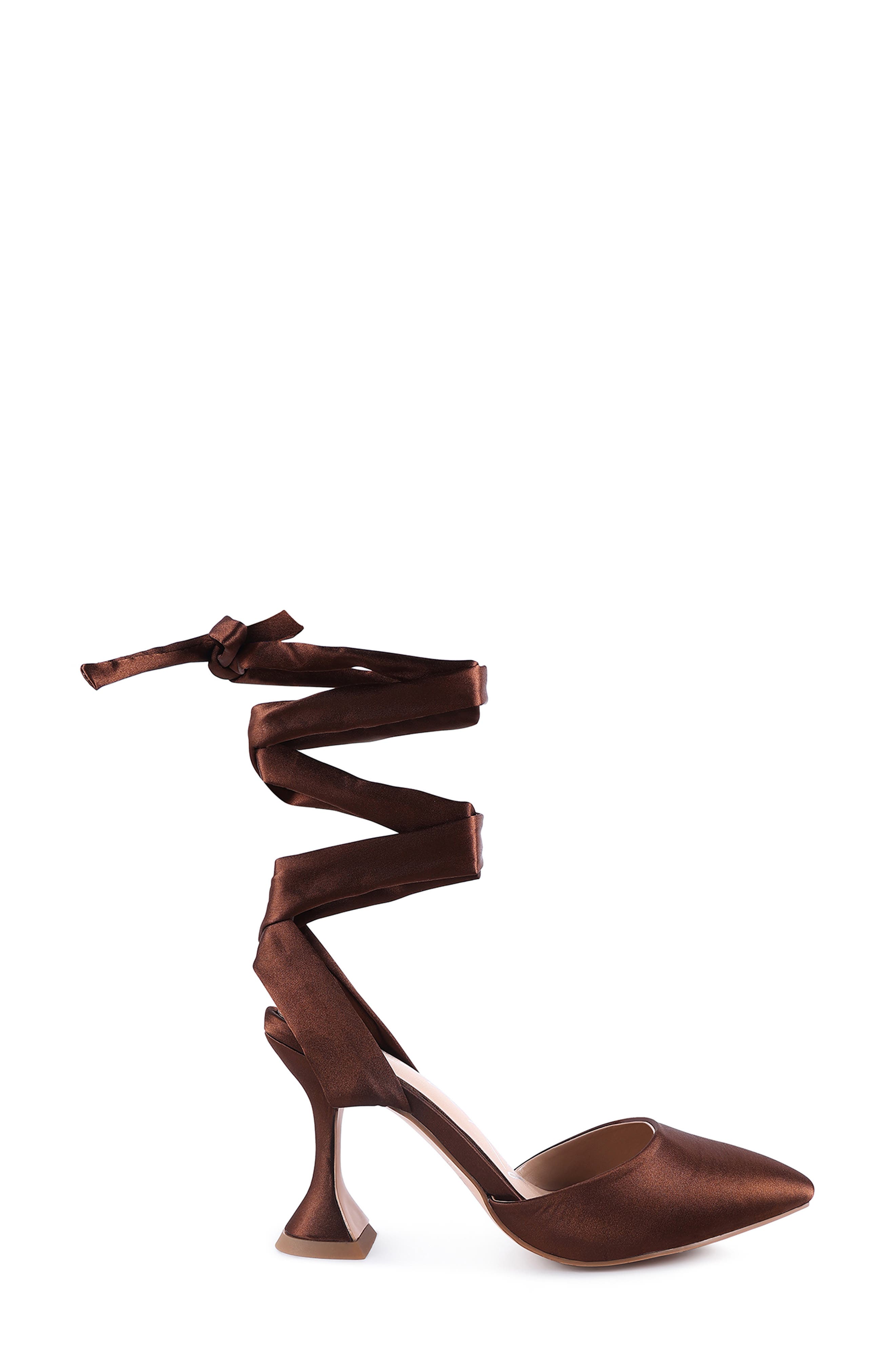 LONDON RAG Fonda Lace-Up Pump, Alternate, color, Mocca
