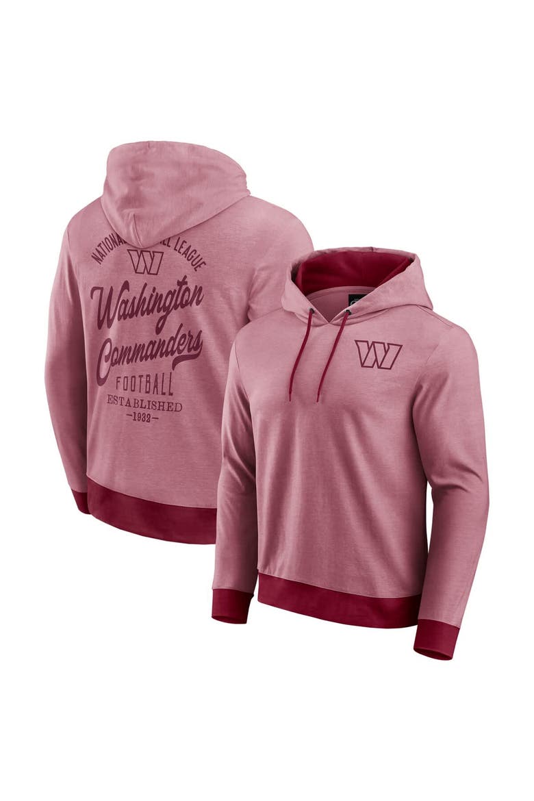 Men's Darius Rucker Collection by Fanatics Burgundy Washington Commanders Tonal Knit Pullover Hoodie, Main, color, Burgundy