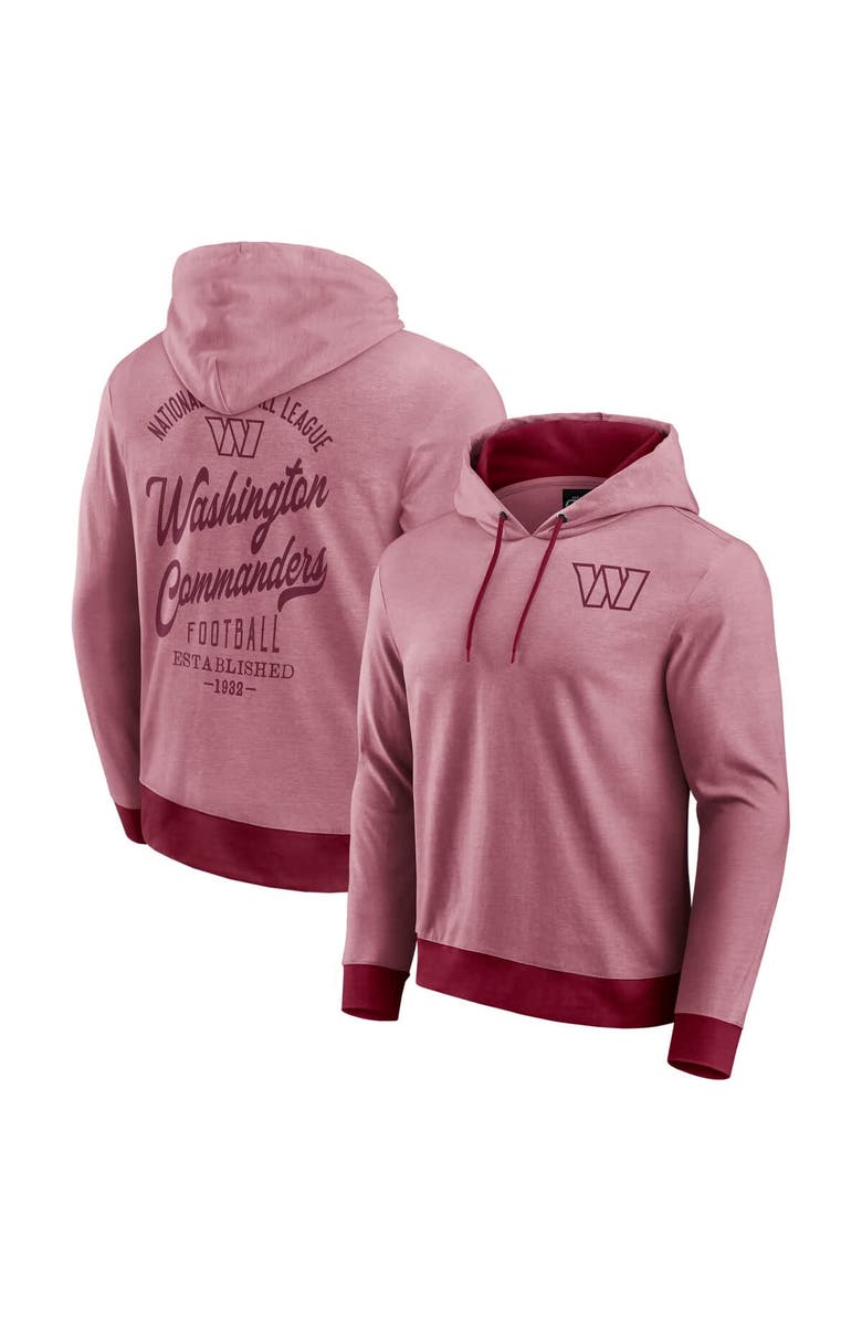 Darius Rucker Collection by Fanatics Men's Darius Rucker Collection by Fanatics Burgundy Washington Commanders Tonal Knit Pullover Hoodie, Main, color, Burgundy