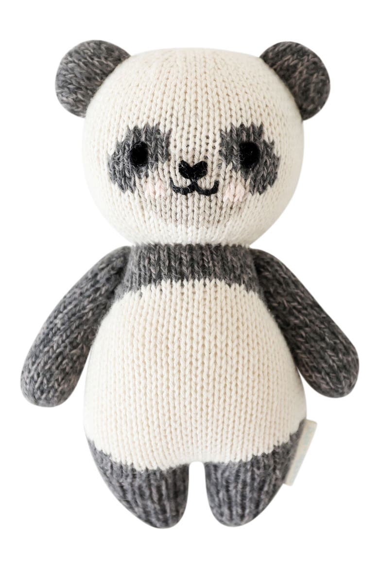 Baby Panda Bear Baby Stuffed Animal, Main, color, CHARCOAL/ CREAM