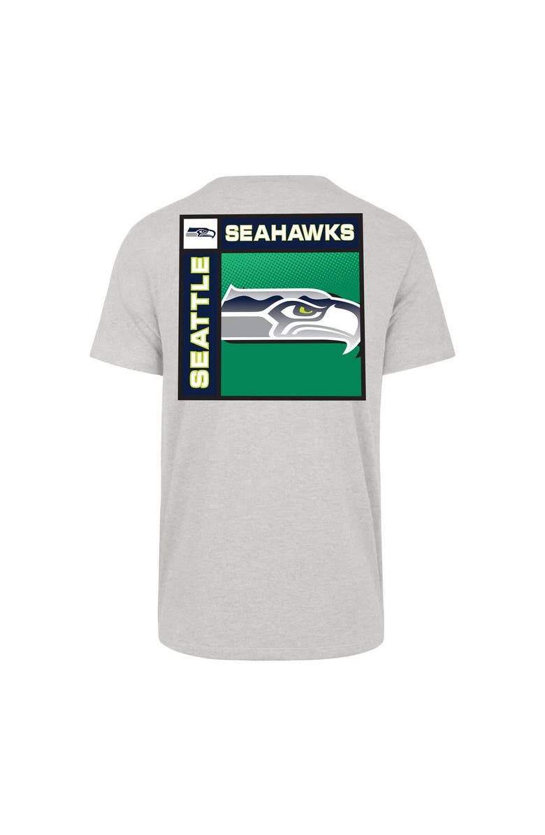 '47 Men's '47  Gray Seattle Seahawks Chrome Plate Franklin T-Shirt, Alternate, color, Gray